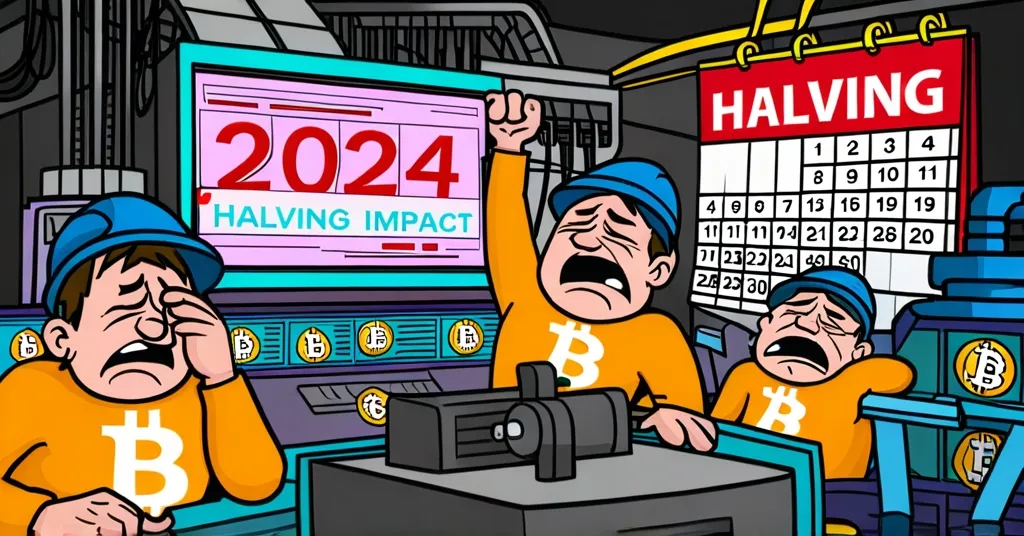 Bitcoin Miners Face Struggles Amid 130% Price Surge and Halving Impact in 2024