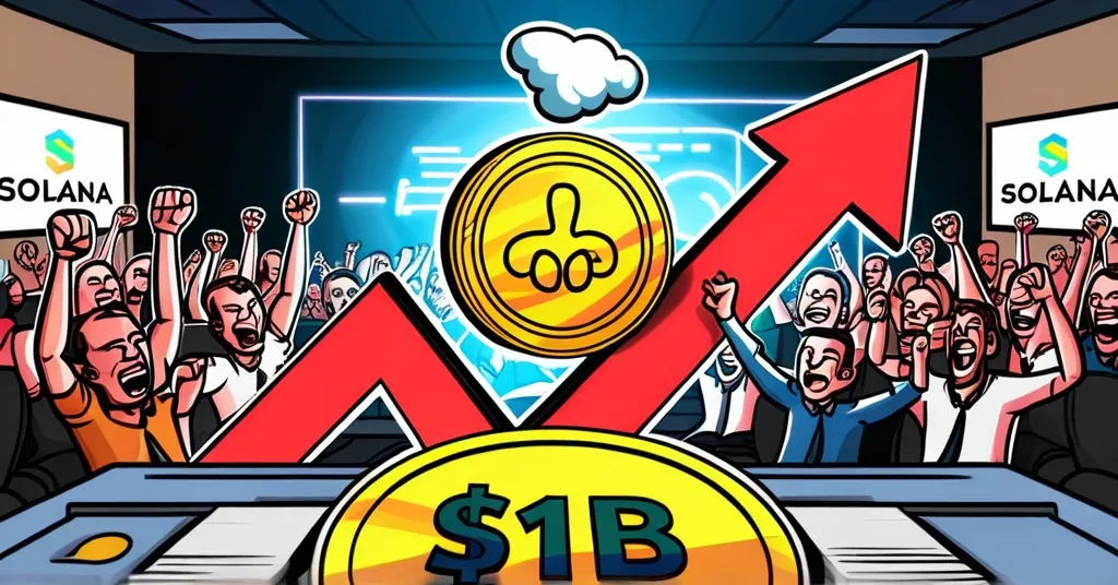 Fartcoin Surges to $1B Market Cap, Ranks Among Top Meme Coins on Solana Blockchain