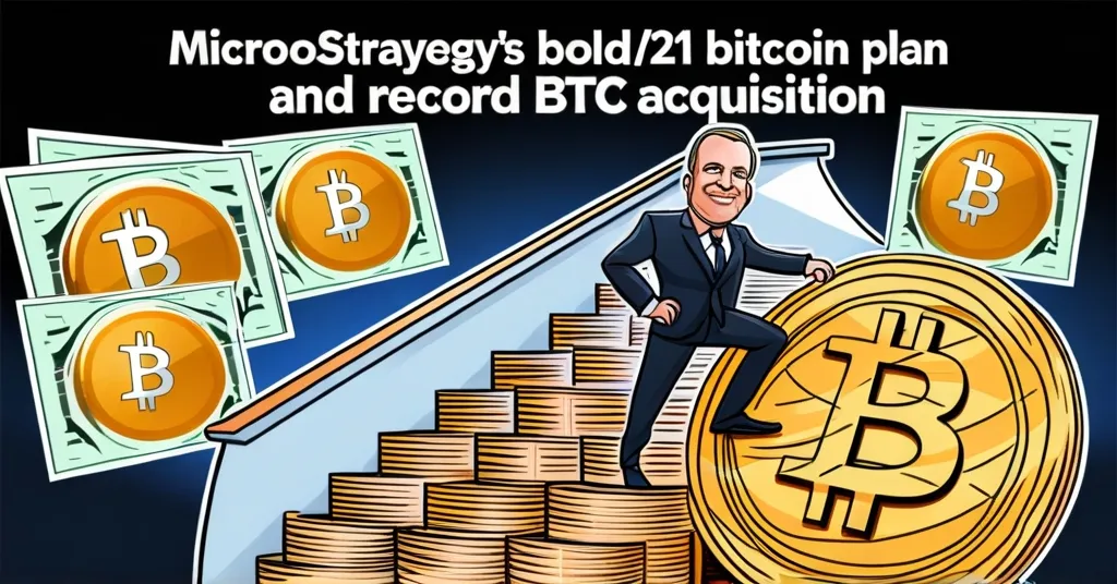 MicroStrategy Boosts Bitcoin Strategy with Bold 21/21 Plan and Record BTC Acquisition