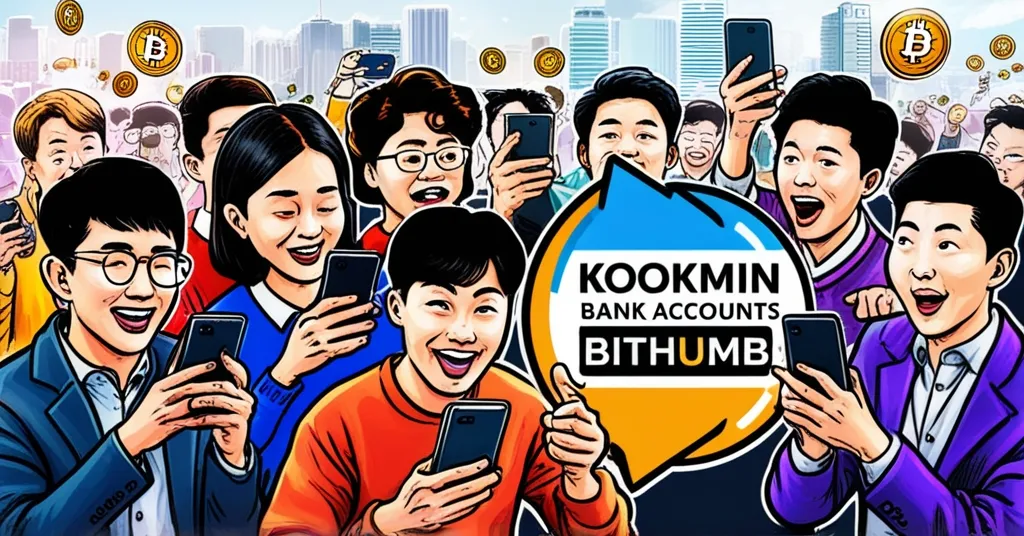 Bithumb Targets Youth with Kookmin Bank Switch in 2025 Crypto Push