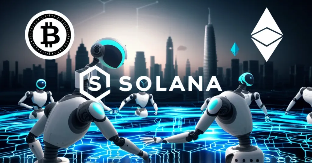 Solana Dominates AI Agent Space, But Bitcoin and Ethereum Still Play Key Roles