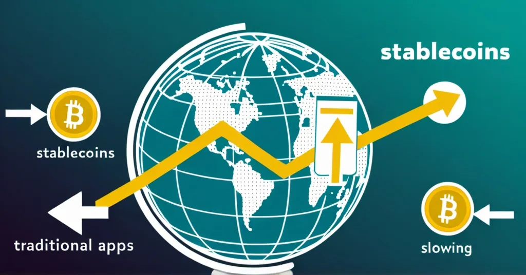 Stablecoins Revolutionize Cross-Border Remittances, Outpacing Traditional Apps