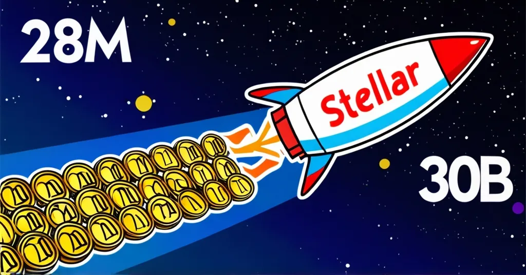 Stellar Nears 28M Users, 30B XLM in Circulation: A Bullish Outlook?