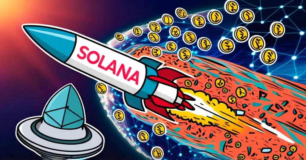 Solana Surges Past Ethereum in DEX Activity with Low Fees and Meme Token Craze