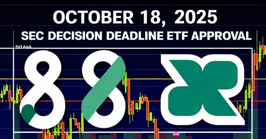 XRP and Solana ETFs Face SEC Decisions by October 2025: 81% Approval Odds