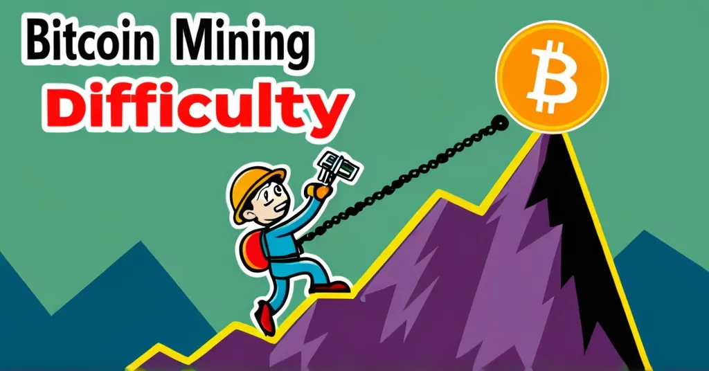 Bitcoin Mining Difficulty Soars 1.43%, Nears All-Time High: Network Thrives