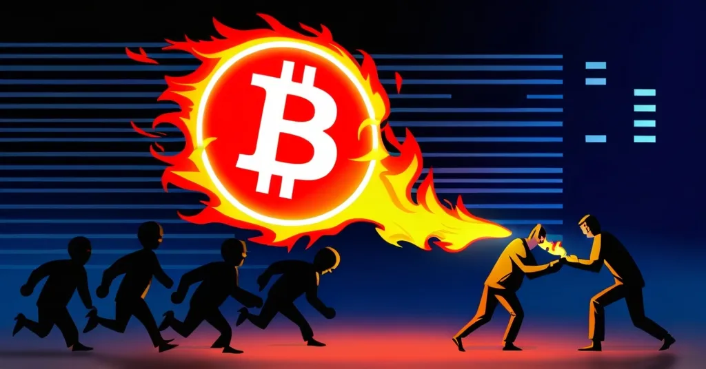 Bitcoin Plunges 11% to $82,858; Saylor Quotes Satoshi, Strategy Pauses Buys