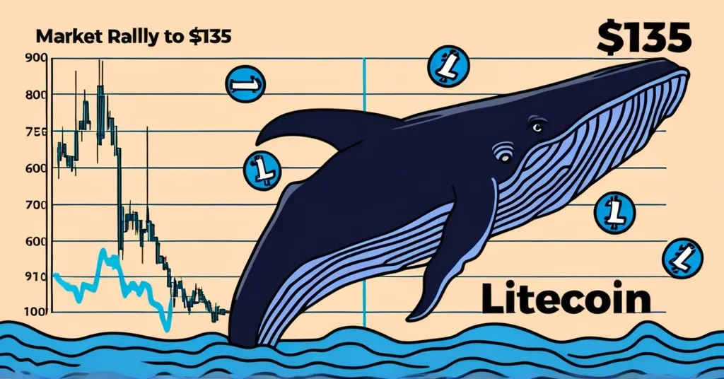 Litecoin Whales Buy $43.8M in 2 Days: Rally to $135 or Dip Below $70?