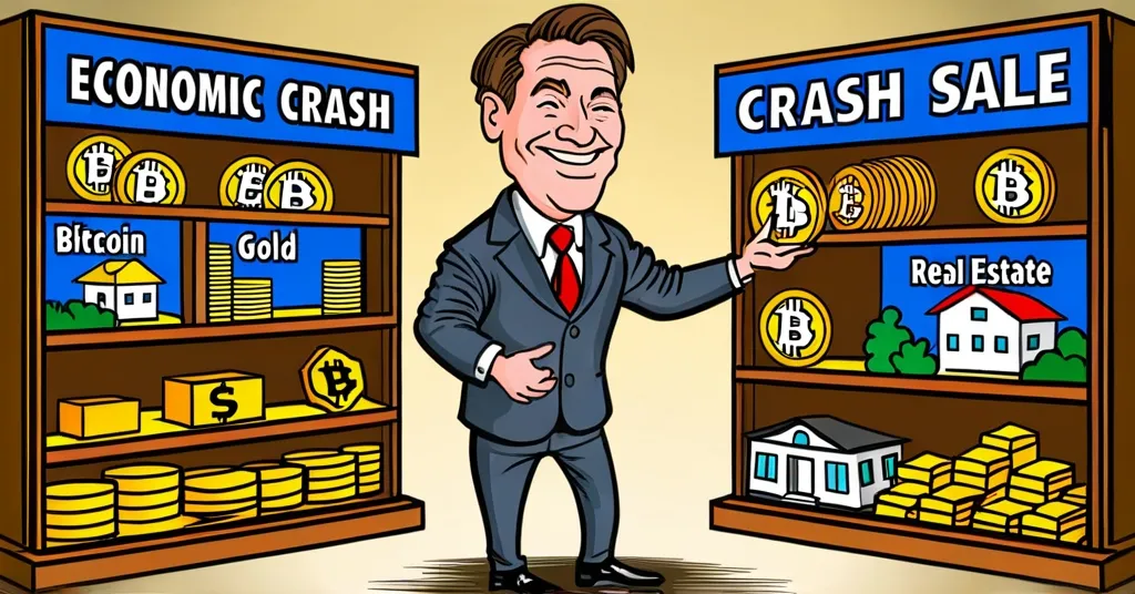 Robert Kiyosaki Sees Bitcoin Crash as Buying Opportunity Amid “Everything Bubble” Burst